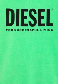Diesel SNUCIHOOD OVER UNISEX - Felpa con cappuccio - verde fluo