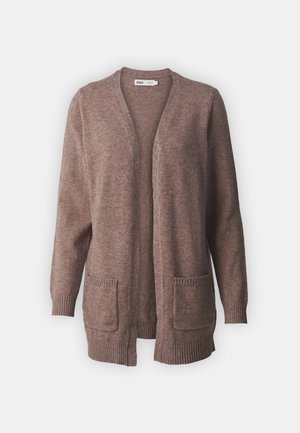 ONLY OPEN NOOS - Cardigan - rose brown melange