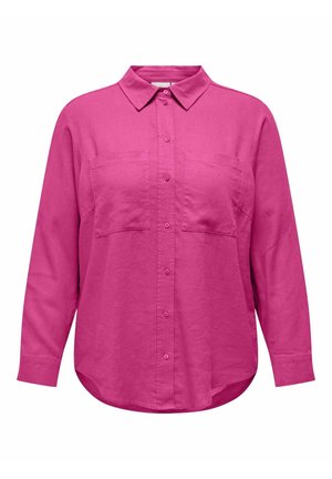 CARCARO L/S OVS WVN - Nööpidega pluus - raspberry rose