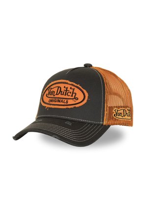 Von Dutch, CASQUETTE BASEBALL HOMME EFFET USÉ AVEC FILET URBAN5 - Casquette - noir