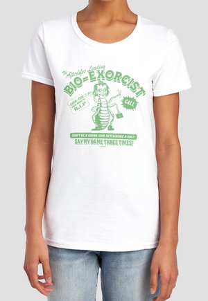 Warner Brothers, BEETLEJUICE BEETLEJUICE BIO EXORCIST - Print T-shirt - white