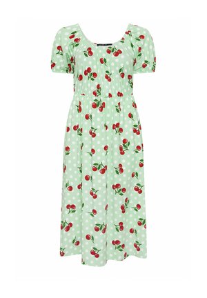 Yours Clothing, PLUS SIZE CASUAL DRESSES - Hverdagskjole - light green