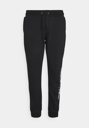 SCRIPT EMBROIDERY UNISEX - Pantaloni sportivi - black