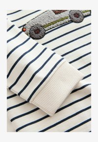 Ikke valgt, white/blue stripe bear car