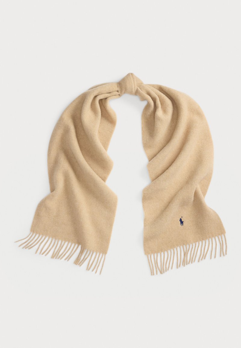 Polo Ralph Lauren FRINGE-TRIM WOOL SCARF Scarf beige Zalando
