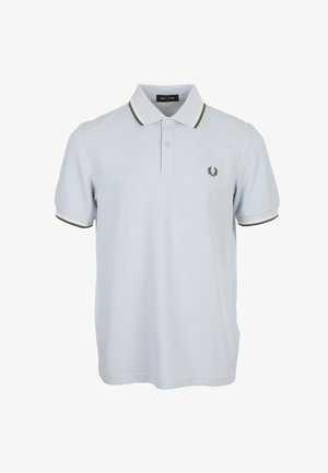 Fred Perry, TWIN TIPPED - Polo - blue ecru light green
