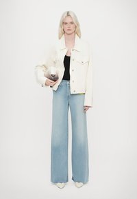 RE/DONE MID RISE PALAZZO - Široke kavbojke - blue denim