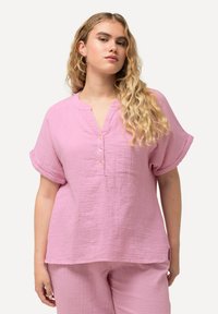 Ulla Popken SHORT SLEEVE  - Camicetta - light violet