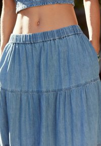 Next TIERED LIGHTWEIGHT - Maxisukňa - blue