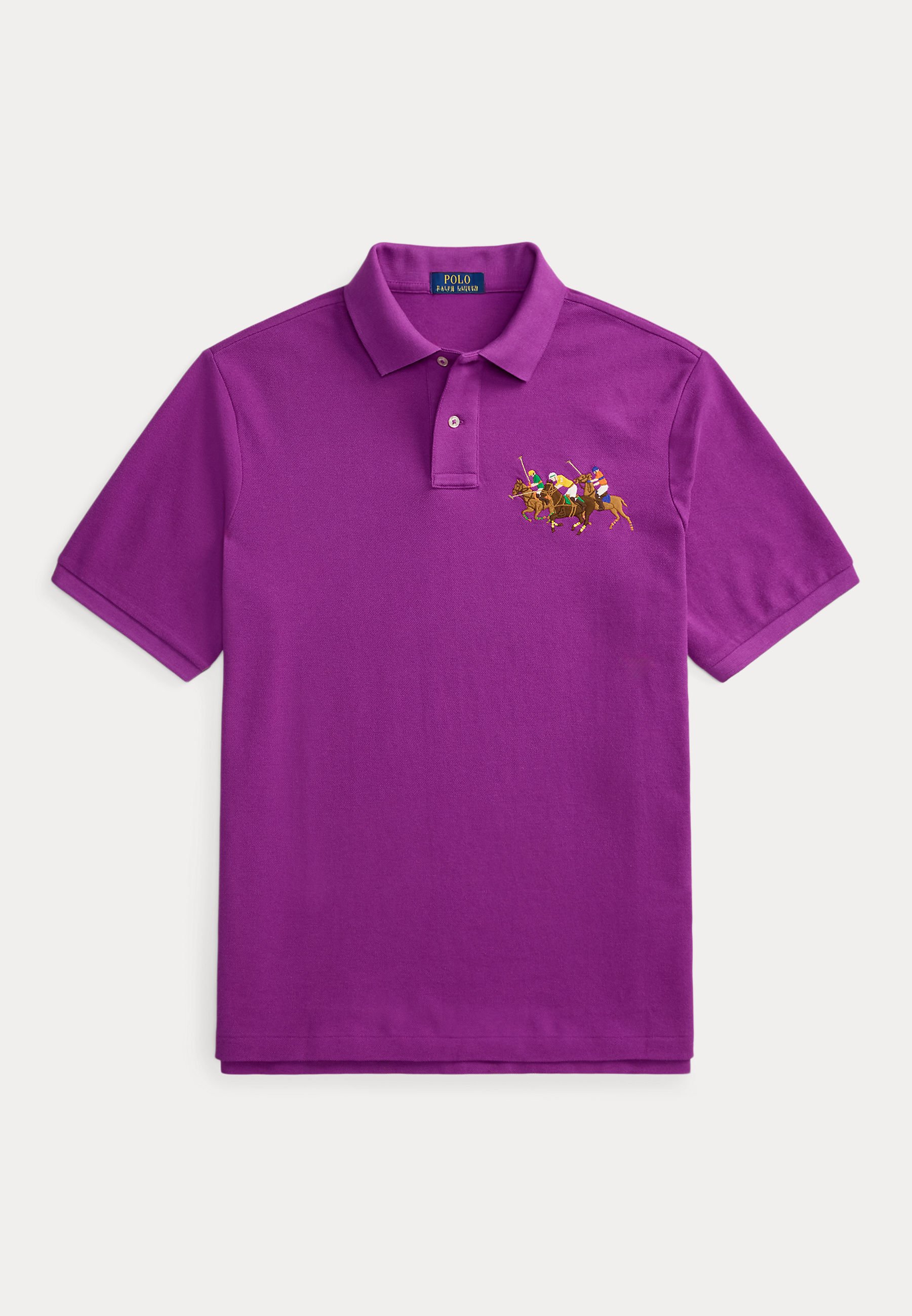 Polo Ralph Lauren SLIM FIT MESH POLO SHIRT - Polo - chalet purple