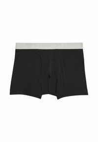 Boxer shorts neri realizzati in morbido cotone, con una vita grigio chiaro su cui è impresso "AUTOGRAPH". Progettati con una tasca frontale.