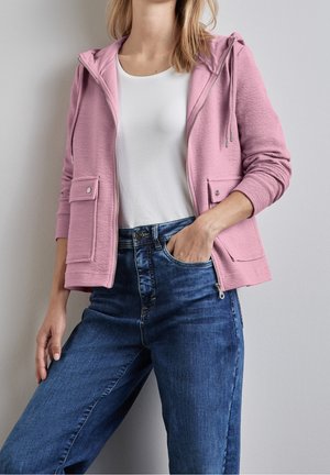 Sudadera con cremallera - pink