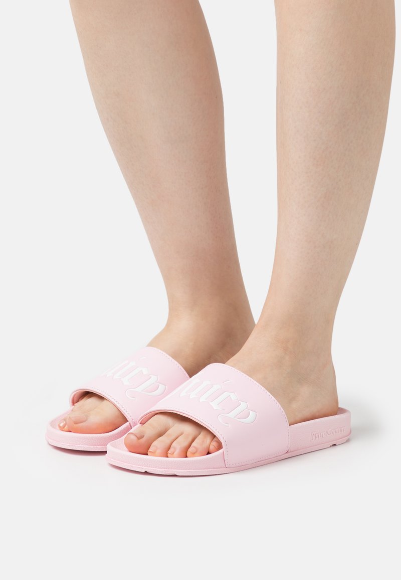 Juicy Couture PATTI PADDED STRAP SLIDER Mules pink/rose ZALANDO.FR