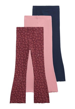 Marks & Spencer, 3 PACK ANIMAL PRINT KICKFLARE LEGGINGS (2-10 YRS).  UNISEX - Leggings - Trousers - multi