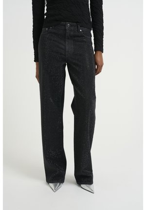 Wide Leg - black denim