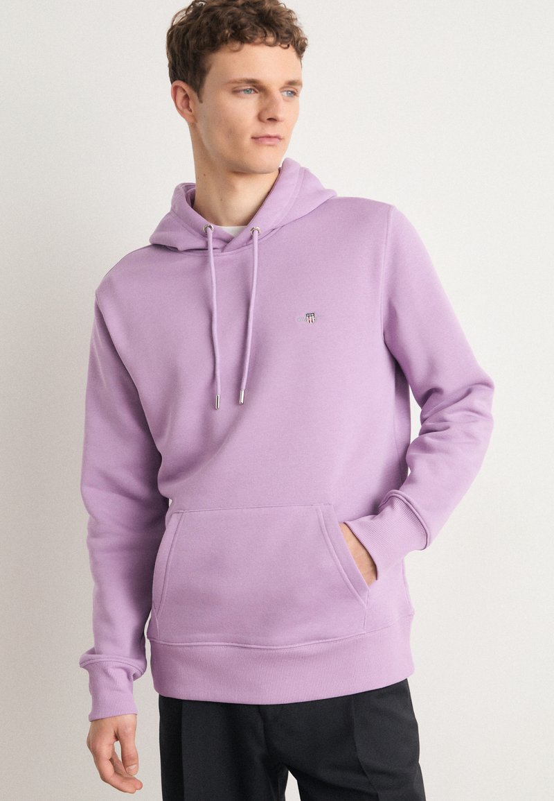 GANT REG SHIELD - Sweat à capuche - orchid lilac
