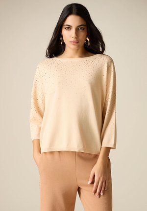 CON MICRO CRISTALLI - Trui - beige