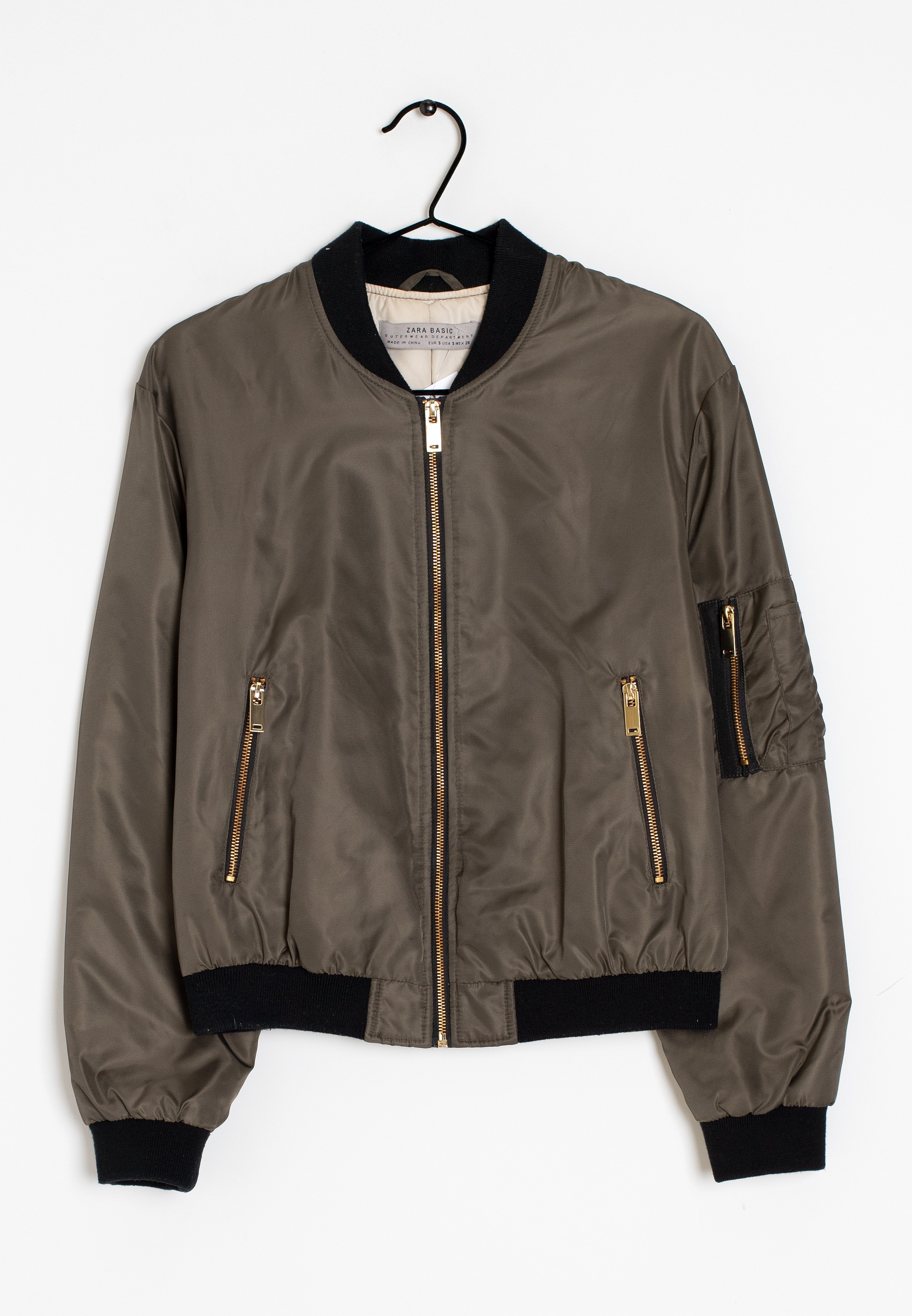 Zara Bomber Jacket - brown - (Pre-owned 