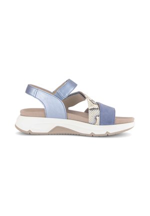 Platform sandals - heaven white sky