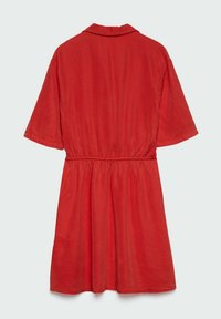 Stradivarius Blusenkleid - red