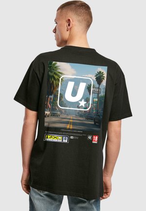 Upscale by Mister Tee T-shirts med print - black