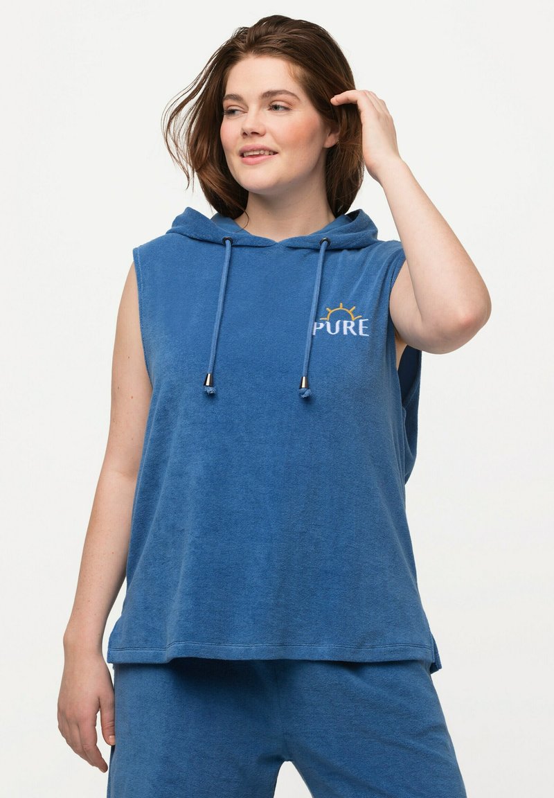 Ulla Popken Top - blue-mottled
