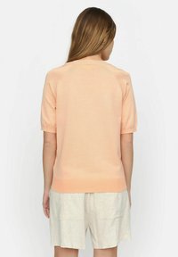 Soft Rebels MARLA O-NECK - T-Shirt basic - peach parfait