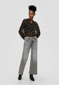 QS Jean flare - steingrau