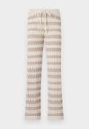 NMLAIKA PANTS - Tygbyxor - birch/safari