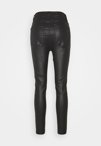 The Kooples WET LOOK SKINNY - Bukser - black