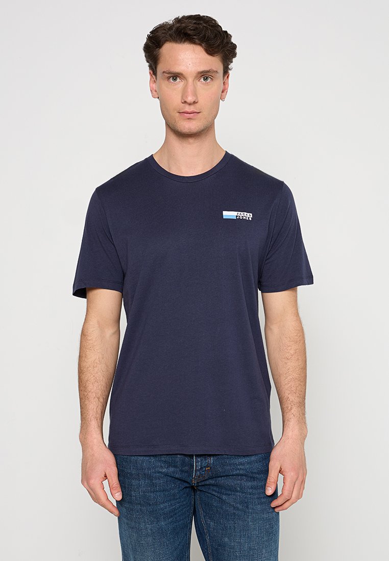 jack & jones T-shirt basic donkerblauw