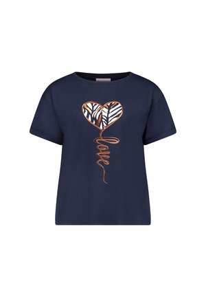Betty Barclay, BETTY BARCLAY MIT AUFDRUCK CASUAL-SHIRT - T-shirt imprimé - patch dark blue beige