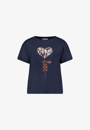 Betty Barclay, BETTY BARCLAY MIT AUFDRUCK CASUAL-SHIRT - T-shirt imprimé - patch dark blue beige
