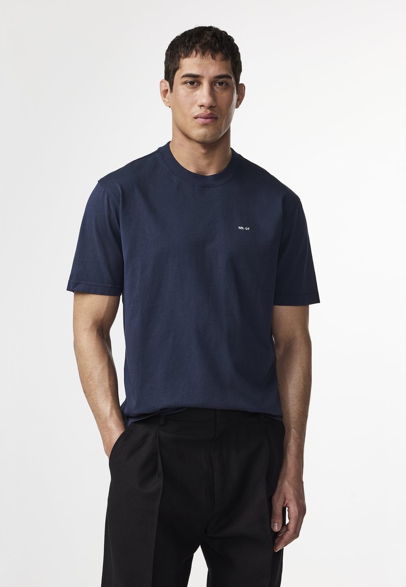 NN.07 T-shirt basic - navy blue