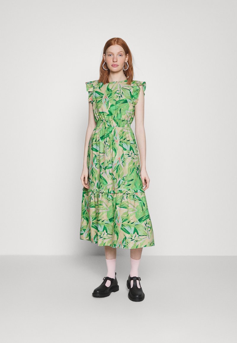 YAS YASPALMAS MIDI DRESS Day dress cream blush/offwhite Zalando.ie