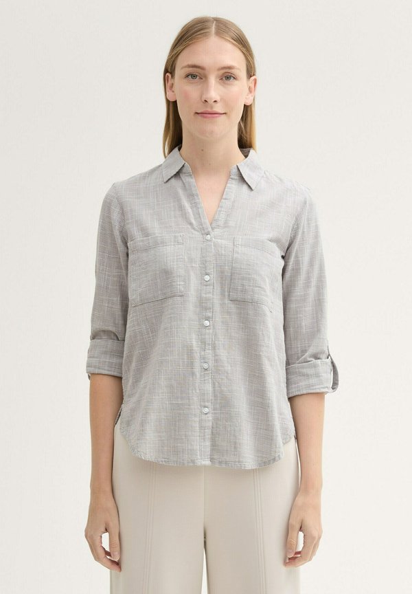 MIT BRUSTTASCHEN - Hemdbluse