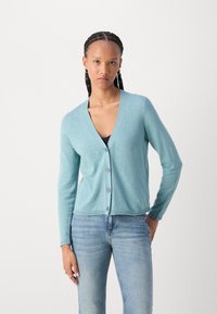 Marc O'Polo CARDIGAN LONGSLEEVE V-NECK - Ζακέτα - soft teal