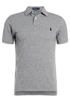 SLIM FIT MESH POLO SHIRT - Polotričko - canterbury heather
