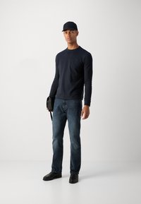 INDICODE JEANS Long sleeved top - dark navy
