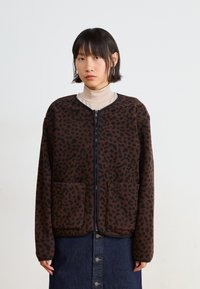 Obey Clothing DOTTIE LINER JACKET - Fleecejakke - java brown