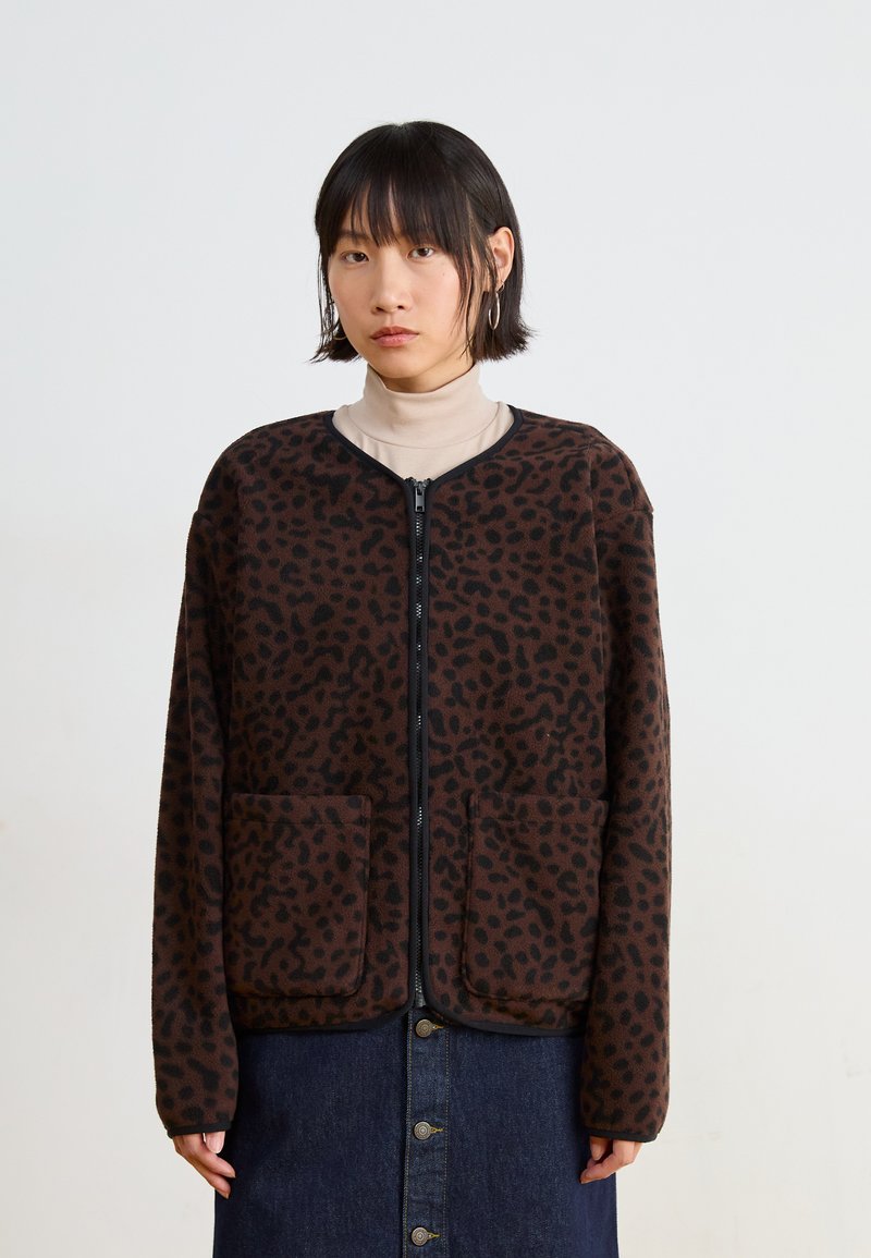 Obey Clothing DOTTIE LINER JACKET - Fleecejakke - java brown