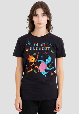 DISNEY - Print T-shirt - black