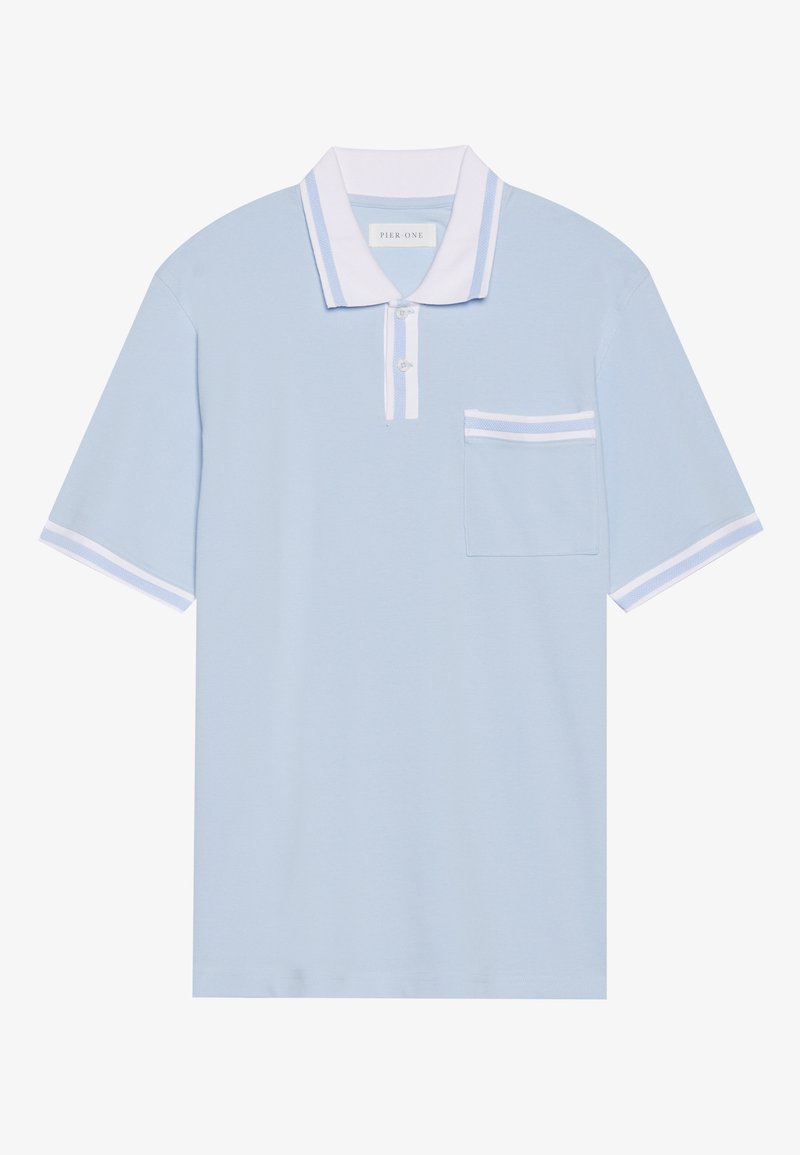 Pier One Poloshirt lichtblauw Pier One Poloshirt lichtblauw