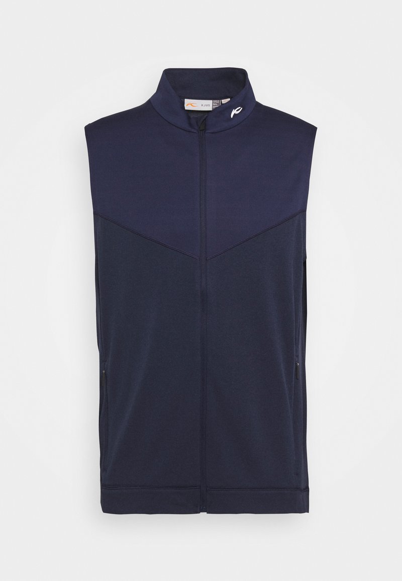 Gilet De Golf KJUS Westport Homme – Gris, Taille 50 (M), 100% Polyester