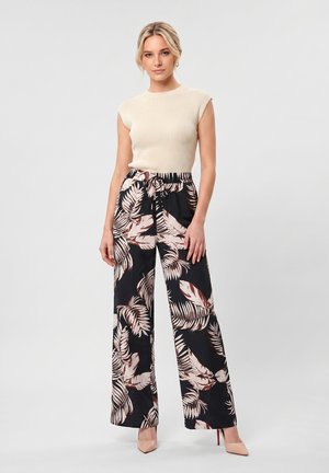 Anna Field, Stoffhose - black/off-white