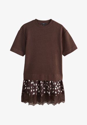 Next, Strikkjoler - chocolate brown