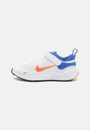 Nike Performance REVOLUTION 7 - Road running shoes - white/team orange/astronomy blue/total orange