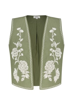 MET DETAILS - Weste - khaki