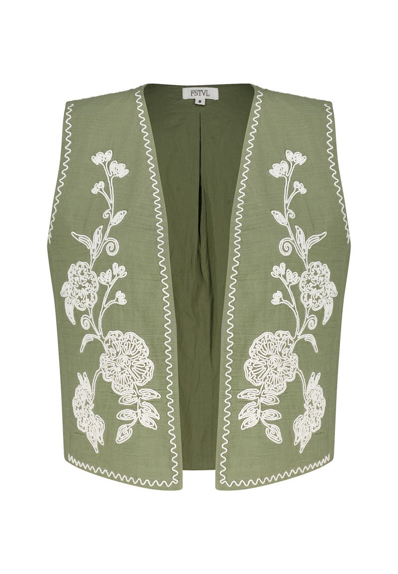 MS Mode MET DETAILS - Bodywarmer - khaki