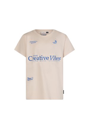 RANDY - Print T-shirt - bone